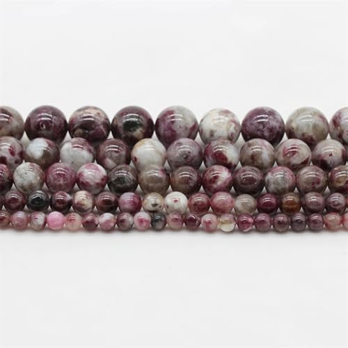 Natursteinperlen, Turmalin, rund, lose Perlen für Armbänder, Halsketten, Schmuckherstellung, 12 mm, ca. 31 Perlen, 4–12 mm Natursteinperlen, Turmalin, rund, lose Perlen für Armbänder, Halsketten, Schmuckherstellung, 12 mm, ca. 31 Perlen, 4–12 mm von Vsadsau