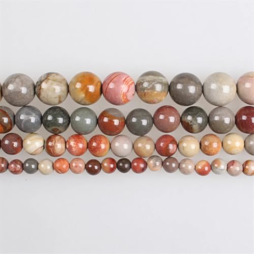 Natursteinperlen, amerikanischer Jaspis, rund, lose Abstandshalter, Perlen für Armbänder, Schmuckherstellung, 4 mm, ca. 90 Perlen Natursteinperlen, amerikanischer Jaspis, rund, lose Abstandshalter, Perlen für Armbänder, Schmuckherstellung, 4 mm, ca. 90 Perlen von Vsadsau