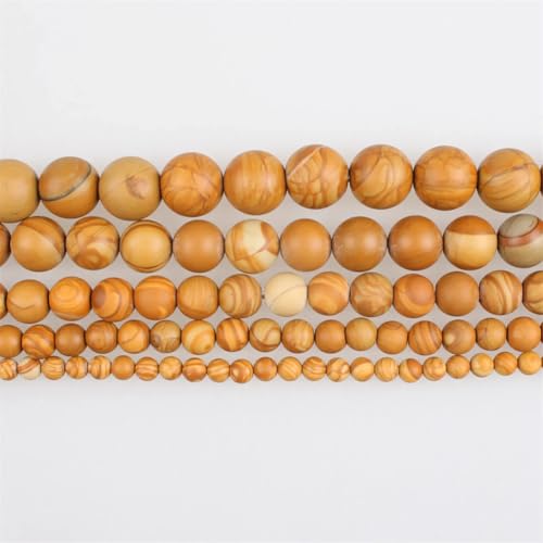 Natursteinperlen, matt, gestreift, rund, lose Perlen für Schmuckherstellung, 4–12 mm, 10 mm, 36 Perlen Natursteinperlen, matt, gestreift, rund, lose Perlen für Schmuckherstellung, 4–12 mm, 10 mm, 36 Perlen von Vsadsau