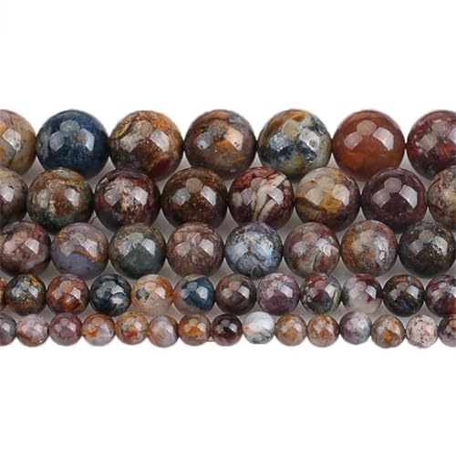 Pietersite Natursteinperlen, rund, lose Perlen für Armbänder, Halsketten, Schmuckherstellung, 10 mm, 4–12 mm, ca. 36 Perlen Pietersite Natursteinperlen, rund, lose Perlen für Armbänder, Halsketten, Schmuckherstellung, 10 mm, 4–12 mm, ca. 36 Perlen von Vsadsau
