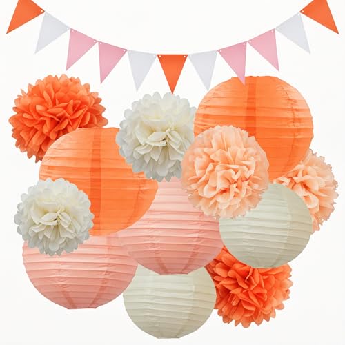 Vsosfiza 27-tlg. Aperol-Spritz-Deko Orange/Pfirsich/Beige - Boho-Style für Herbstfeste, Halloween & Hochzeiten Vsosfiza 27-tlg. Aperol-Spritz-Deko Orange/Pfirsich/Beige - Boho-Style für Herbstfeste, Halloween & Hochzeiten von Vsosfiza