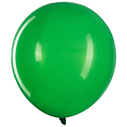 Vsosfiza 6 Stück 36 Zoll Großer Luftballons Grün, Jumbo Grün Latex Helium ballons für Party Deko(Ø 45 cm) von Vsosfiza