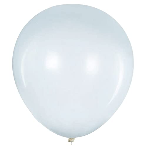 Vsosfiza 6 Stück 36 Zoll Großer Luftballons Transparent, Jumbo Transparent Latex Helium Ballons für Party Deko(Ø 45 cm) von Vsosfiza