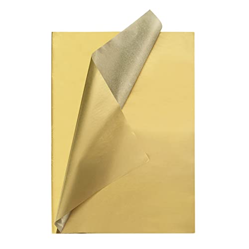 Vsosfiza Seidenpapier Gold Geschenkpapier - 50x70 cm - 20 Blatt von Vsosfiza