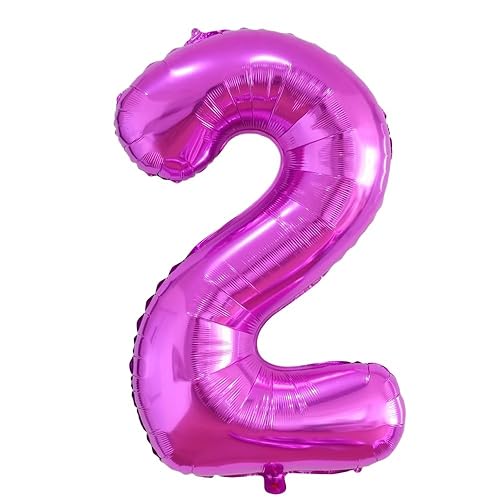 Vthoviwa 40 Zoll/18 Farbens Luftballon Zahlen 2 Rosarot, Luftballon 2. Geburtstag Foil Ballon, 0123456789,10-19,20-25,30,40,50,60,70,80,90, Folienballon 2 Party Dekoration Helium Unterstützen Vthoviwa 40 Zoll/18 Farbens Luftballon Zahlen 2 Rosarot, Luftballon 2. Geburtstag Foil Ballon, 0123456789,10-19,20-25,30,40,50,60,70,80,90, Folienballon 2 Party Dekoration Helium Unterstützen von Vthoviwa