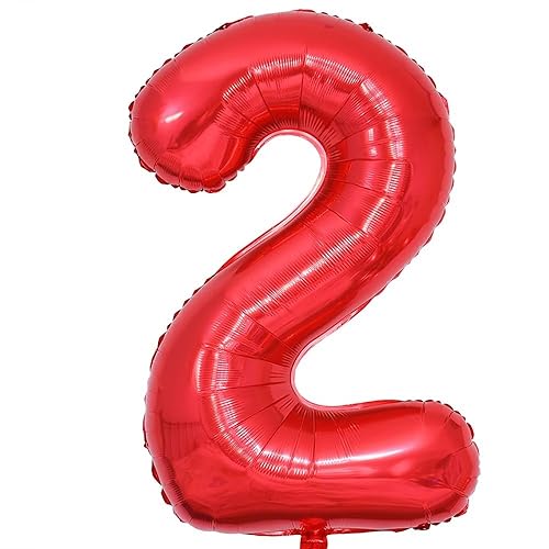 Vthoviwa 40 Zoll/18 Farbens Luftballon Zahlen 2 Rot, Luftballon 2. Geburtstag Foil Ballon, 0123456789,10-19,20-25,30,40,50,60,70,80,90, Folienballon 2 Party Dekoration Helium Unterstützen Vthoviwa 40 Zoll/18 Farbens Luftballon Zahlen 2 Rot, Luftballon 2. Geburtstag Foil Ballon, 0123456789,10-19,20-25,30,40,50,60,70,80,90, Folienballon 2 Party Dekoration Helium Unterstützen von Vthoviwa