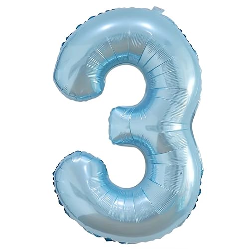 Vthoviwa 40 Zoll/18 Farbens Luftballon Zahlen 3 Perlblau, Luftballon 3. Geburtstag Foil Ballon, 0123456789,10-19,20-25,30,40,50,60,70,80,90, Folienballon 3 Party Dekoration Helium Unterstützen Vthoviwa 40 Zoll/18 Farbens Luftballon Zahlen 3 Perlblau, Luftballon 3. Geburtstag Foil Ballon, 0123456789,10-19,20-25,30,40,50,60,70,80,90, Folienballon 3 Party Dekoration Helium Unterstützen von Vthoviwa