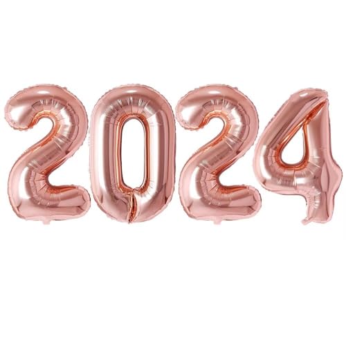 Vthoviwa 40 Zoll 2024 Luftballon Zahlen Or Rose, Party Dekoration Helium Unterstützen Vthoviwa 40 Zoll 2024 Luftballon Zahlen Or Rose, Party Dekoration Helium Unterstützen von Vthoviwa