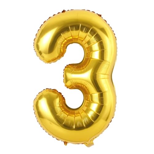 Vthoviwa 32 Zoll Luftballon Zahlen 3 Golden, Luftballon 3. Geburtstag Foil Ballon, 0123456789,10-19,20-25,30,40,50,60,70,80,90, Party Decoration Vthoviwa 32 Zoll Luftballon Zahlen 3 Golden, Luftballon 3. Geburtstag Foil Ballon, 0123456789,10-19,20-25,30,40,50,60,70,80,90, Party Decoration von Vthoviwa