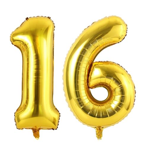 Vthoviwa 32 Zoll Luftballon Zahlen 16/61 Golden, Number Luftballon 0. Geburtstag Foil Ballon, 0123456789,10-19,20-25,30,40,50,60,70,80,90, Folienballon 16/61 Party Dekoration Vthoviwa 32 Zoll Luftballon Zahlen 16/61 Golden, Number Luftballon 0. Geburtstag Foil Ballon, 0123456789,10-19,20-25,30,40,50,60,70,80,90, Folienballon 16/61 Party Dekoration von Vthoviwa