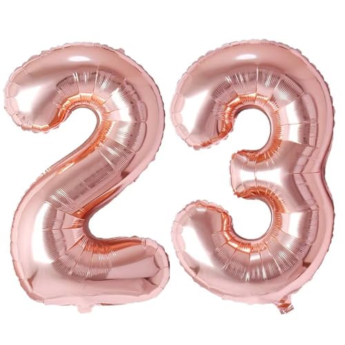 Vthoviwa 32 Zoll Luftballon Zahlen 23/32 Rosegolden, Number Luftballon 23/32. Geburtstag Foil Ballon, 0123456789,10-19,20-25,30,40,50,60,70,80,90, Folienballon 23/32 Party Dekoration Vthoviwa 32 Zoll Luftballon Zahlen 23/32 Rosegolden, Number Luftballon 23/32. Geburtstag Foil Ballon, 0123456789,10-19,20-25,30,40,50,60,70,80,90, Folienballon 23/32 Party Dekoration von Vthoviwa
