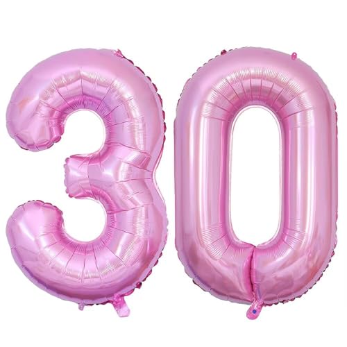 Vthoviwa 40 Zoll Luftballon Zahlen 30 Rosa, Helium Ballon 30, Helium Luftballon 30. Geburtstag Foil Ballon, 0123456789,10-19,20-25,30,40,50,60,70,80,90, Folienballon 30 Party Decoration Vthoviwa 40 Zoll Luftballon Zahlen 30 Rosa, Helium Ballon 30, Helium Luftballon 30. Geburtstag Foil Ballon, 0123456789,10-19,20-25,30,40,50,60,70,80,90, Folienballon 30 Party Decoration von Vthoviwa