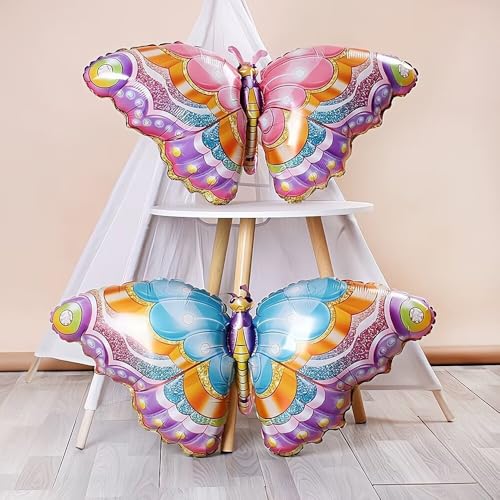 Vthoviwa 4D Schmetterling luftballon Farbe 2 Stück, Schmetterlinge Folienballon Aluminiumfolie, Geburtstag Party Deko Ballon, Hochzeit, Gartenparty, Fotorequisiten, Baby Shower Dekoration Vthoviwa 4D Schmetterling luftballon Farbe 2 Stück, Schmetterlinge Folienballon Aluminiumfolie, Geburtstag Party Deko Ballon, Hochzeit, Gartenparty, Fotorequisiten, Baby Shower Dekoration von Vthoviwa