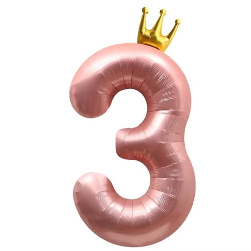 Vthoviwa Luftballon Zahlen 3 Rosa, Luftballon 3. Geburtstag Foil Ballon, 0123456789,Folienballon 3 Party Dekoration Helium Unterstützen Vthoviwa Luftballon Zahlen 3 Rosa, Luftballon 3. Geburtstag Foil Ballon, 0123456789,Folienballon 3 Party Dekoration Helium Unterstützen von Vthoviwa