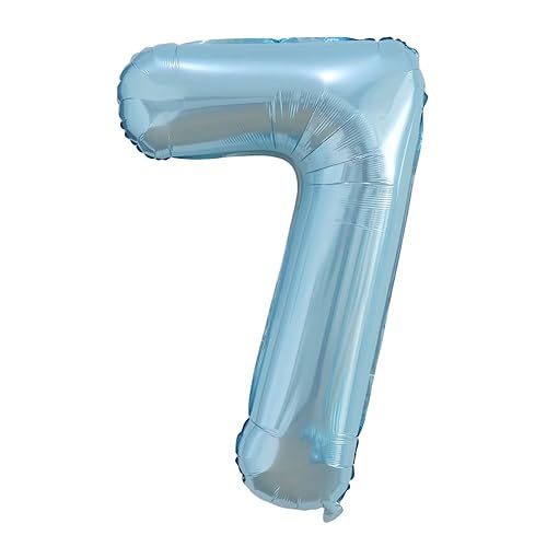 Vthoviwa 40 Zoll/18 Farbens Luftballon Zahlen 7 Perlblau, Luftballon 7. Geburtstag Foil Ballon, 0123456789,10-19,20-25,30,40,50,60,70,80,90, Folienballon 7 Party Dekoration Helium Unterstützen Vthoviwa 40 Zoll/18 Farbens Luftballon Zahlen 7 Perlblau, Luftballon 7. Geburtstag Foil Ballon, 0123456789,10-19,20-25,30,40,50,60,70,80,90, Folienballon 7 Party Dekoration Helium Unterstützen von Vthoviwa
