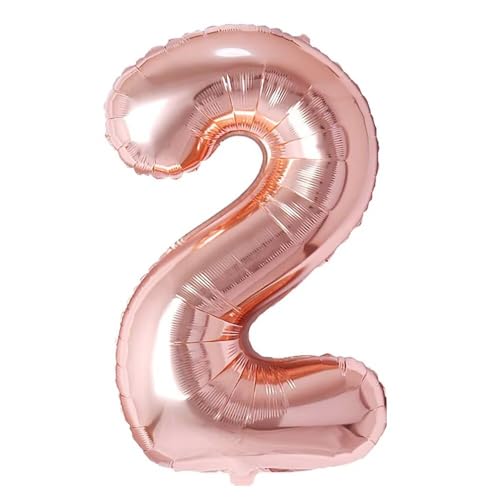 Vthoviwa 32 Zoll Luftballon Zahlen 2 Rosegolden, Luftballon 2. Geburtstag Foil Ballon, 0123456789,10-19,20-25,30,40,50,60,70,80,90, Folienballon 2 Party Dekoration Vthoviwa 32 Zoll Luftballon Zahlen 2 Rosegolden, Luftballon 2. Geburtstag Foil Ballon, 0123456789,10-19,20-25,30,40,50,60,70,80,90, Folienballon 2 Party Dekoration von Vthoviwa