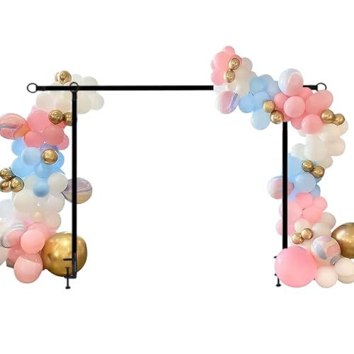 Tischbogenständer | über dem Tisch Stabständer mit Klemmen | Verstellbarer Tischballonbogenrahmen | Ballon-Blumen-Metallbogenständer für Geburtstag, Hochzeit, Weihnachten von Vuggdt