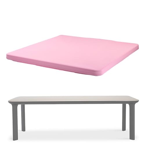 Vuggdt Hochzeitstischdecken, elastische, quadratische Tischdecke, Stretch-Schreibtischaufsatz, 86,4 x 86,4 cm, dehnbare Cocktail-Tischdecke für Camping, Essen im Freien Vuggdt Hochzeitstischdecken, elastische, quadratische Tischdecke, Stretch-Schreibtischaufsatz, 86,4 x 86,4 cm, dehnbare Cocktail-Tischdecke für Camping, Essen im Freien von Vuggdt