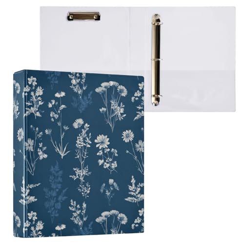 Vuiyean Ringbuch mit 3 Ringen, 3,8 cm, mit Klemmbrett und Taschen, Hardcover-Ordner, strapazierfähig, großer Aktenordner für Büro, Schulbedarf, für 200 Blatt, Marineblau Vuiyean Ringbuch mit 3 Ringen, 3,8 cm, mit Klemmbrett und Taschen, Hardcover-Ordner, strapazierfähig, großer Aktenordner für Büro, Schulbedarf, für 200 Blatt, Marineblau von Vuiyean