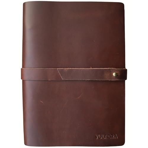 Vultera MARKO – Nachfüllbares A5 Leder Notizbuch mit 6-fach Ringbuch | Reisetagebuch & Tagebuch aus echtem Rindsleder Vultera MARKO – Nachfüllbares A5 Leder Notizbuch mit 6-fach Ringbuch | Reisetagebuch & Tagebuch aus echtem Rindsleder von Vultera