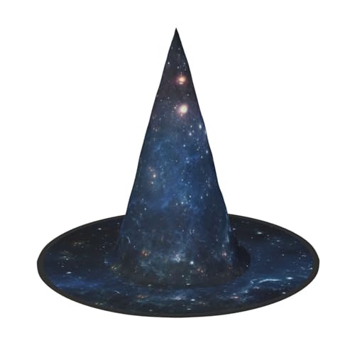 Vuoongt Galaxie Weltraum.Druck Halloween Hut Vielseitig Leicht Kostüm Zubehör Faltbarer Spitzhut von Vuoongt