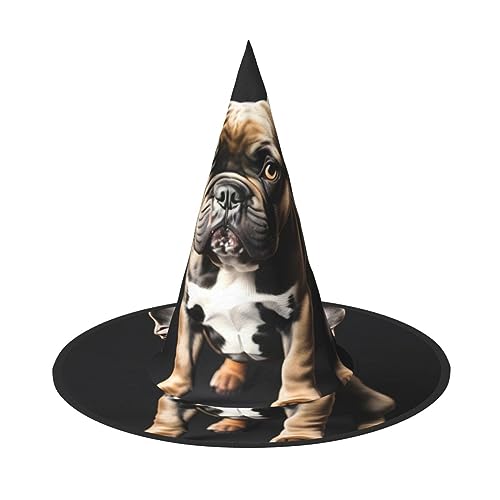 Vuoongt Halloween Hut Lange Ohren Französische Bulldogge Print Vielseitig Leicht Kostüm Zubehör Faltbarer Spitzhut Vuoongt Halloween Hut Lange Ohren Französische Bulldogge Print Vielseitig Leicht Kostüm Zubehör Faltbarer Spitzhut von Vuoongt