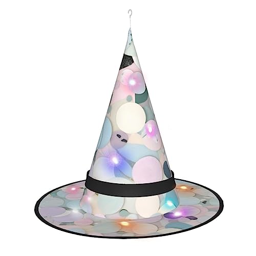 Vuoongt Terrazzo Marmor Pastell Print Halloween Hut Vielseitig Leicht Kostüm Zubehör Faltbar Spitze Hutwithlight Vuoongt Terrazzo Marmor Pastell Print Halloween Hut Vielseitig Leicht Kostüm Zubehör Faltbar Spitze Hutwithlight von Vuoongt