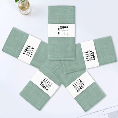 Stoffservietten Grün,Rustikale natürliche Baumwoll,Leinen Servietten,Tuch für Hochzeitsfeier und Party-Dekoration Set,Tischdekoration Küche Esstisch Abendessen Cafe Restaurant,Bequem wiederverwendbar Stoffservietten Grün,Rustikale natürliche Baumwoll,Leinen Servietten,Tuch für Hochzeitsfeier und Party-Dekoration Set,Tischdekoration Küche Esstisch Abendessen Cafe Restaurant,Bequem wiederverwendbar von Vusddy