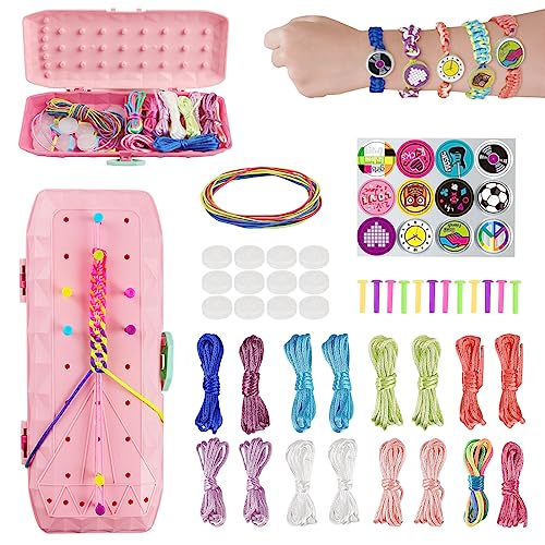 Vusddy Freundschaftsbänder Selber Machen für Mädchen - Armband Bastelset DIY Spielzeug für Kinder 6-12 Jahre Geburtstagsgeschenk - 16 geflochtene Seile in 10 lebendigen Farben Vusddy Freundschaftsbänder Selber Machen für Mädchen - Armband Bastelset DIY Spielzeug für Kinder 6-12 Jahre Geburtstagsgeschenk - 16 geflochtene Seile in 10 lebendigen Farben von Vusddy