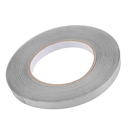 Vvikizy Selbstkleber Bodenspalpie -Linienaufkleber, Schale und Stickfliesen für die Wandbodenfloße mit Goldenem Silber Optional, Einfach Aufräumen, ohne Kleber Benötigt (1 cm x 50 Meter (Silber)) von Vvikizy