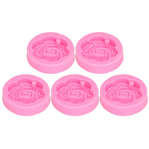 Vvikizy Wiederverwendbare, Flexible, Weiche 5pcs -Kamellienform -Silikonform für Aromatherapie, Gips, Diffusor mit Breiten Anwendungen, Feine Verarbeitung und Elegantes Aussehen von Vvikizy