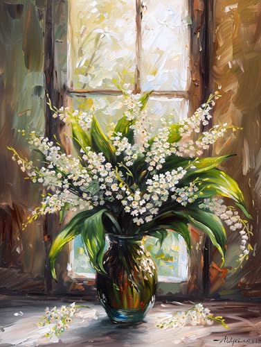 Colorful Flowers Colorful Flower Counted Cross Stitch Kits 11CT 40x50cm（15.75 * 19.69in） Cross-Stitch Patterns Dimensions Needlecrafts Embroidery Kits Arts and Crafts von VwrxnchCoatx