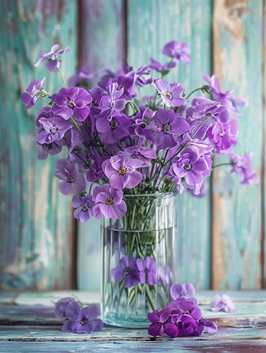 Colorful Flowers Colorful Flower Counted Cross Stitch Kits 11CT 40x50cm（15.75 * 19.69in） Cross-Stitch Patterns Dimensions Needlecrafts Embroidery Kits Arts and Crafts von VwrxnchCoatx
