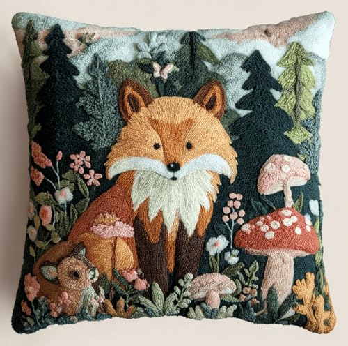 Knüpfset Für Erwachsene,Meeresschildkröten 43X43Cm Knüpfkissen Zum Selber Knüpfen,Häkelgarn,Farbiger,Vorgedruckter Leinenteppich,Handarbeit,Diy-Kissenbezug,Knüpfset,Heimwerken,Sofadekoration von VwrxnchCoatx