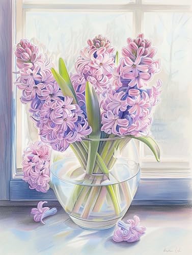 VwrxnchCoatx Colorful Flowers stickbilder vorgedruckt kreuzstich 11CT 40x50cm（15.75 * 19.69in） Embroidery Kit,Embroidery Set, Adult Beginners,stickbilder erwachsene von VwrxnchCoatx