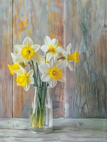 VwrxnchCoatx Colorful Flowers stickbilder vorgedruckt kreuzstich 11CT 40x50cm（15.75 * 19.69in） Embroidery Kit,Embroidery Set, Adult Beginners,stickbilder erwachsene von VwrxnchCoatx
