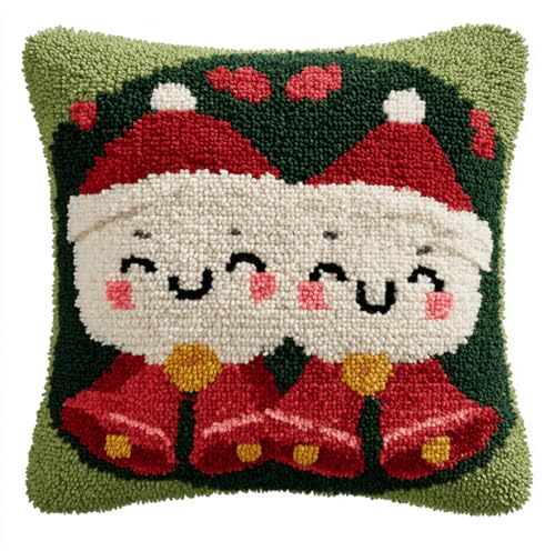 VwrxnchCoatx Knüpfset Für Erwachsene,Biene 43X43Cm Knüpfkissen Zum Selber Knüpfen,Häkelgarn,Farbiger,Vorgedruckter Leinenteppich,Handarbeit,Diy-Kissenbezug,Knüpfset,Heimwerken,Sofadekoration von VwrxnchCoatx