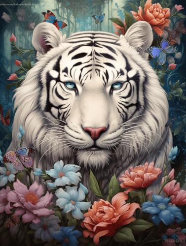 VwrxnchCoatx Kreuzstich Stickpackung Tiger,11CT Sticken Set Erwachsene Kreuzstich,DIY Stickbilder Vorgedruckt Kreuzstich für Anfänger Home Decor 40x50cm VwrxnchCoatx Kreuzstich Stickpackung Tiger,11CT Sticken Set Erwachsene Kreuzstich,DIY Stickbilder Vorgedruckt Kreuzstich für Anfänger Home Decor 40x50cm von VwrxnchCoatx