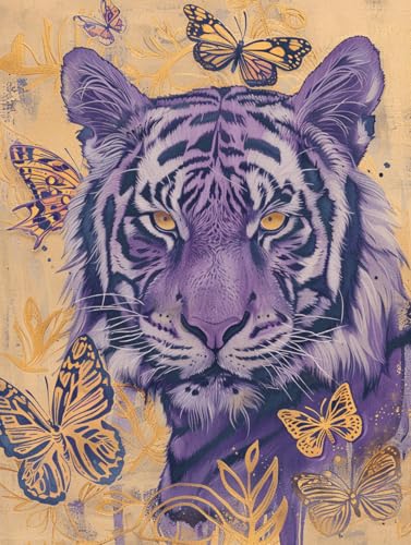 VwrxnchCoatx Kreuzstich Stickpackung Tiger,11CT Sticken Set Erwachsene Kreuzstich,DIY Stickbilder Vorgedruckt Kreuzstich für Anfänger Home Decor 40x50cm VwrxnchCoatx Kreuzstich Stickpackung Tiger,11CT Sticken Set Erwachsene Kreuzstich,DIY Stickbilder Vorgedruckt Kreuzstich für Anfänger Home Decor 40x50cm von VwrxnchCoatx