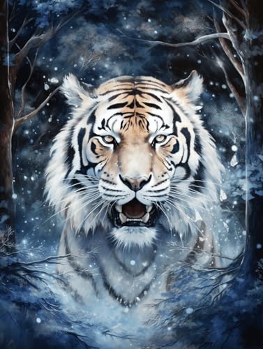 VwrxnchCoatx Kreuzstich Stickpackung Tiger,11CT Sticken Set Erwachsene Kreuzstich,DIY Stickbilder Vorgedruckt Kreuzstich für Anfänger Home Decor 40x50cm VwrxnchCoatx Kreuzstich Stickpackung Tiger,11CT Sticken Set Erwachsene Kreuzstich,DIY Stickbilder Vorgedruckt Kreuzstich für Anfänger Home Decor 40x50cm von VwrxnchCoatx