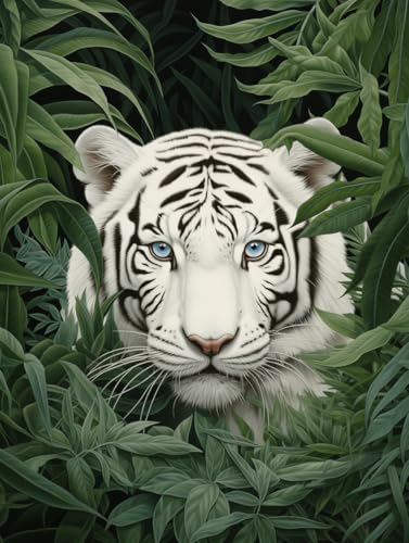 VwrxnchCoatx Kreuzstich Stickpackung Tiger,11CT Sticken Set Erwachsene Kreuzstich,DIY Stickbilder Vorgedruckt Kreuzstich für Anfänger Home Decor 40x50cm VwrxnchCoatx Kreuzstich Stickpackung Tiger,11CT Sticken Set Erwachsene Kreuzstich,DIY Stickbilder Vorgedruckt Kreuzstich für Anfänger Home Decor 40x50cm von VwrxnchCoatx