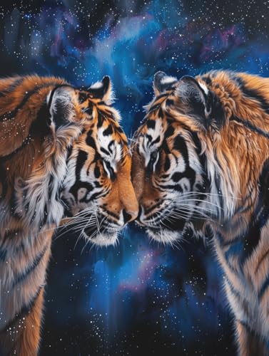 VwrxnchCoatx Kreuzstich Stickpackung Tiger,11CT Sticken Set Erwachsene Kreuzstich,DIY Stickbilder Vorgedruckt Kreuzstich für Anfänger Home Decor 40x50cm VwrxnchCoatx Kreuzstich Stickpackung Tiger,11CT Sticken Set Erwachsene Kreuzstich,DIY Stickbilder Vorgedruckt Kreuzstich für Anfänger Home Decor 40x50cm von VwrxnchCoatx