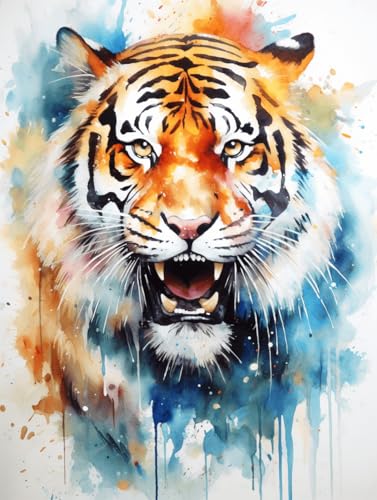 VwrxnchCoatx Kreuzstich Stickpackung Tiger,11CT Sticken Set Erwachsene Kreuzstich,DIY Stickbilder Vorgedruckt Kreuzstich für Anfänger Home Decor 40x50cm VwrxnchCoatx Kreuzstich Stickpackung Tiger,11CT Sticken Set Erwachsene Kreuzstich,DIY Stickbilder Vorgedruckt Kreuzstich für Anfänger Home Decor 40x50cm von VwrxnchCoatx