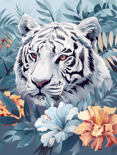 VwrxnchCoatx Kreuzstich Stickpackung Tiger,11CT Sticken Set Erwachsene Kreuzstich,DIY Stickbilder Vorgedruckt Kreuzstich für Anfänger Home Decor 40x50cm VwrxnchCoatx Kreuzstich Stickpackung Tiger,11CT Sticken Set Erwachsene Kreuzstich,DIY Stickbilder Vorgedruckt Kreuzstich für Anfänger Home Decor 40x50cm von VwrxnchCoatx