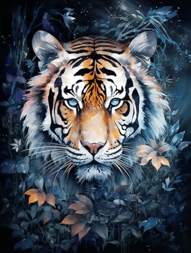 VwrxnchCoatx Kreuzstich Stickpackung Tiger,11CT Sticken Set Erwachsene Kreuzstich,DIY Stickbilder Vorgedruckt Kreuzstich für Anfänger Home Decor 40x50cm VwrxnchCoatx Kreuzstich Stickpackung Tiger,11CT Sticken Set Erwachsene Kreuzstich,DIY Stickbilder Vorgedruckt Kreuzstich für Anfänger Home Decor 40x50cm von VwrxnchCoatx
