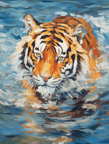VwrxnchCoatx Kreuzstich Stickpackung Tiger,11CT Sticken Set Erwachsene Kreuzstich,DIY Stickbilder Vorgedruckt Kreuzstich für Anfänger Home Decor 40x50cm VwrxnchCoatx Kreuzstich Stickpackung Tiger,11CT Sticken Set Erwachsene Kreuzstich,DIY Stickbilder Vorgedruckt Kreuzstich für Anfänger Home Decor 40x50cm von VwrxnchCoatx