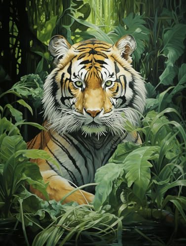 VwrxnchCoatx Kreuzstich Stickpackung Tiger,11CT Sticken Set Erwachsene Kreuzstich,DIY Stickbilder Vorgedruckt Kreuzstich für Anfänger Home Decor 40x50cm VwrxnchCoatx Kreuzstich Stickpackung Tiger,11CT Sticken Set Erwachsene Kreuzstich,DIY Stickbilder Vorgedruckt Kreuzstich für Anfänger Home Decor 40x50cm von VwrxnchCoatx