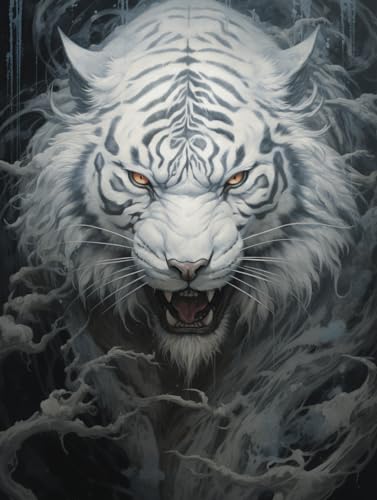 VwrxnchCoatx Kreuzstich Stickpackung Tiger,11CT Sticken Set Erwachsene Kreuzstich,DIY Stickbilder Vorgedruckt Kreuzstich für Anfänger Home Decor 40x50cm VwrxnchCoatx Kreuzstich Stickpackung Tiger,11CT Sticken Set Erwachsene Kreuzstich,DIY Stickbilder Vorgedruckt Kreuzstich für Anfänger Home Decor 40x50cm von VwrxnchCoatx