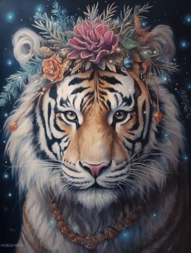 VwrxnchCoatx Kreuzstich Stickpackung Tiger,11CT Sticken Set Erwachsene Kreuzstich,DIY Stickbilder Vorgedruckt Kreuzstich für Anfänger Home Decor 40x50cm VwrxnchCoatx Kreuzstich Stickpackung Tiger,11CT Sticken Set Erwachsene Kreuzstich,DIY Stickbilder Vorgedruckt Kreuzstich für Anfänger Home Decor 40x50cm von VwrxnchCoatx