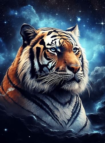 VwrxnchCoatx Kreuzstich Stickpackung Tiger,11CT Sticken Set Erwachsene Kreuzstich,DIY Stickbilder Vorgedruckt Kreuzstich für Anfänger Home Decor 40x50cm VwrxnchCoatx Kreuzstich Stickpackung Tiger,11CT Sticken Set Erwachsene Kreuzstich,DIY Stickbilder Vorgedruckt Kreuzstich für Anfänger Home Decor 40x50cm von VwrxnchCoatx